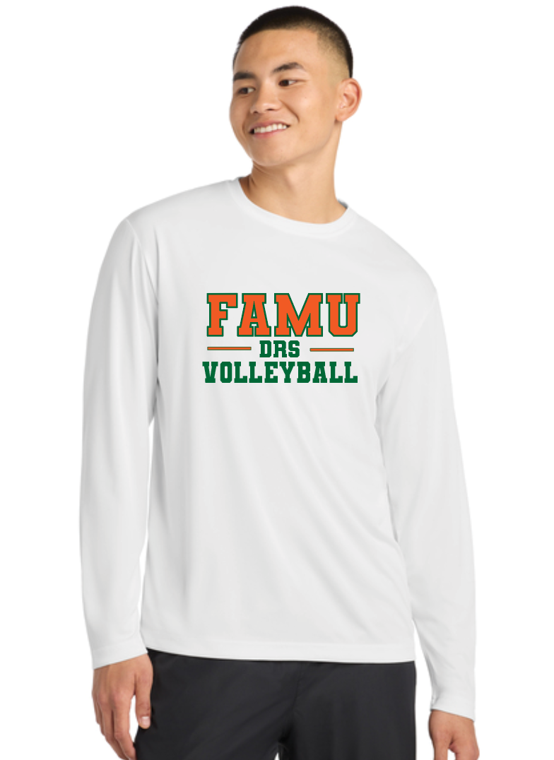Unisex Long Sleeve DryFit FAMU-DRS Volleyball
