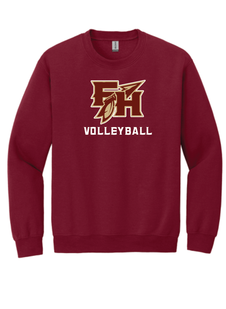 Unisex Heavy Crew FH Volleyball Sweatshirt