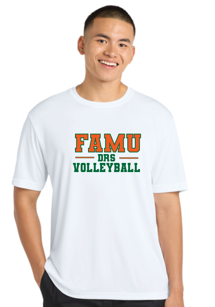 Unisex Short  Sleeve DryFit FAMU-DRS Volleyball