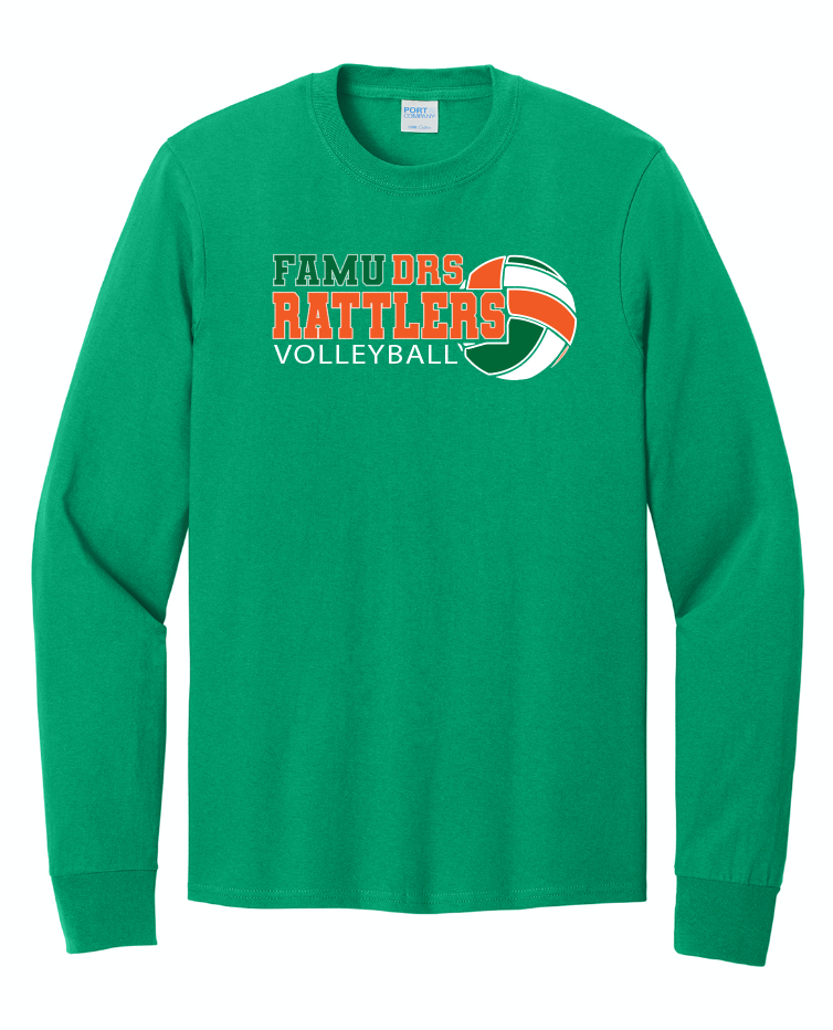 Unisex Long Sleeve Cotton FAMU-DRS Volleyball