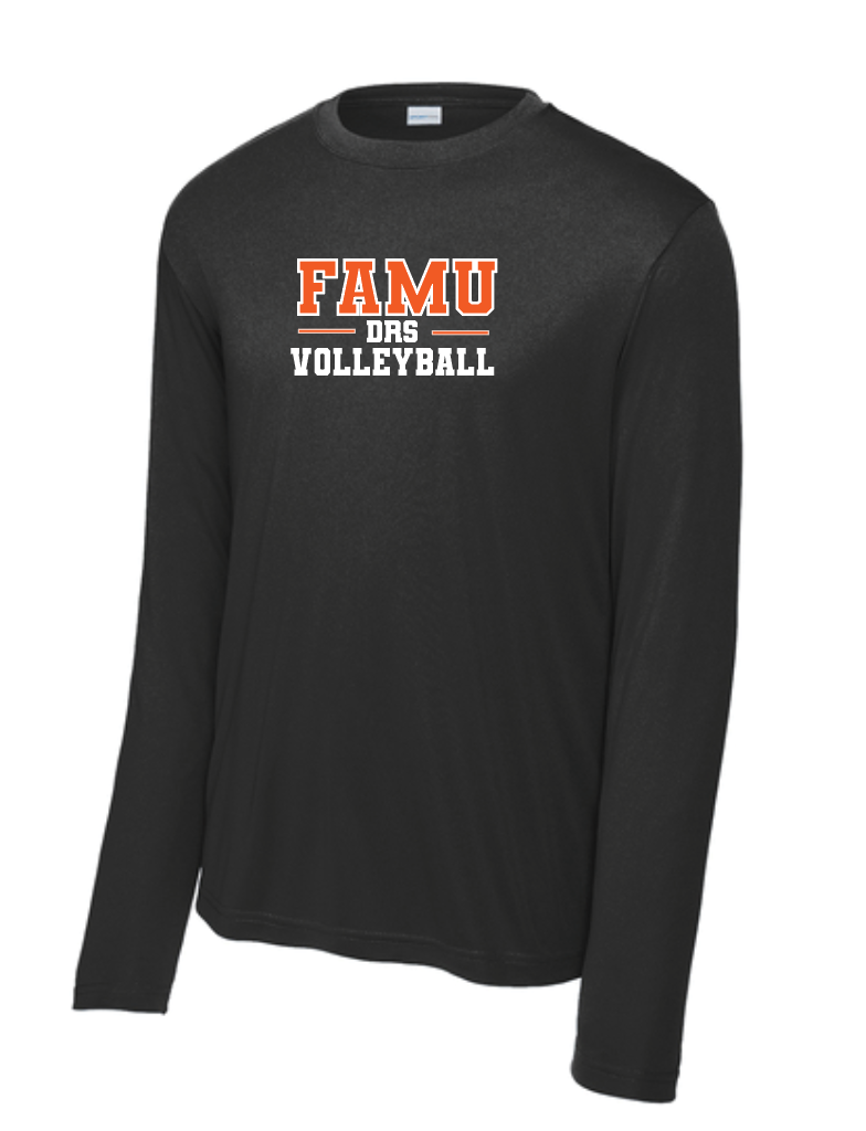 Unisex Long Sleeve DryFit FAMU-DRS Volleyball