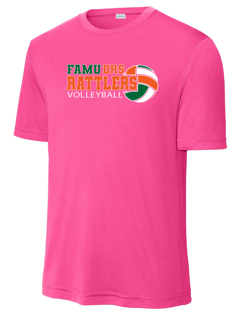 Unisex Short Sleeve DryFit FAMU-DRS Volleyball