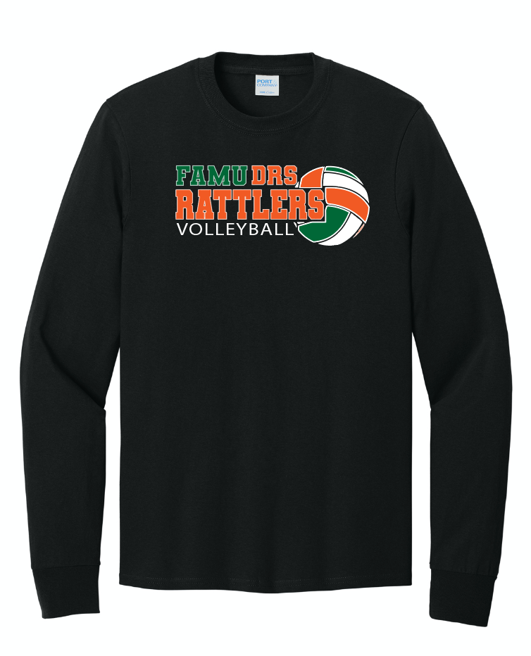 Unisex Long Sleeve Cotton FAMU-DRS Volleyball