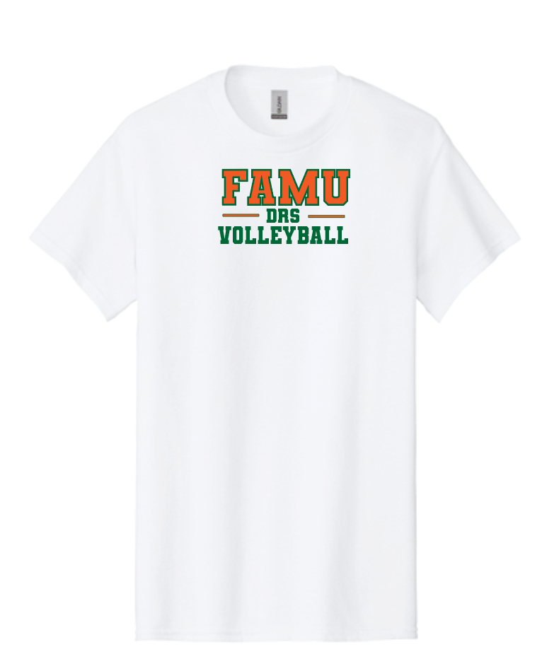 Unixes Short Sleeve Cotton FAMU-DRS Volleyball