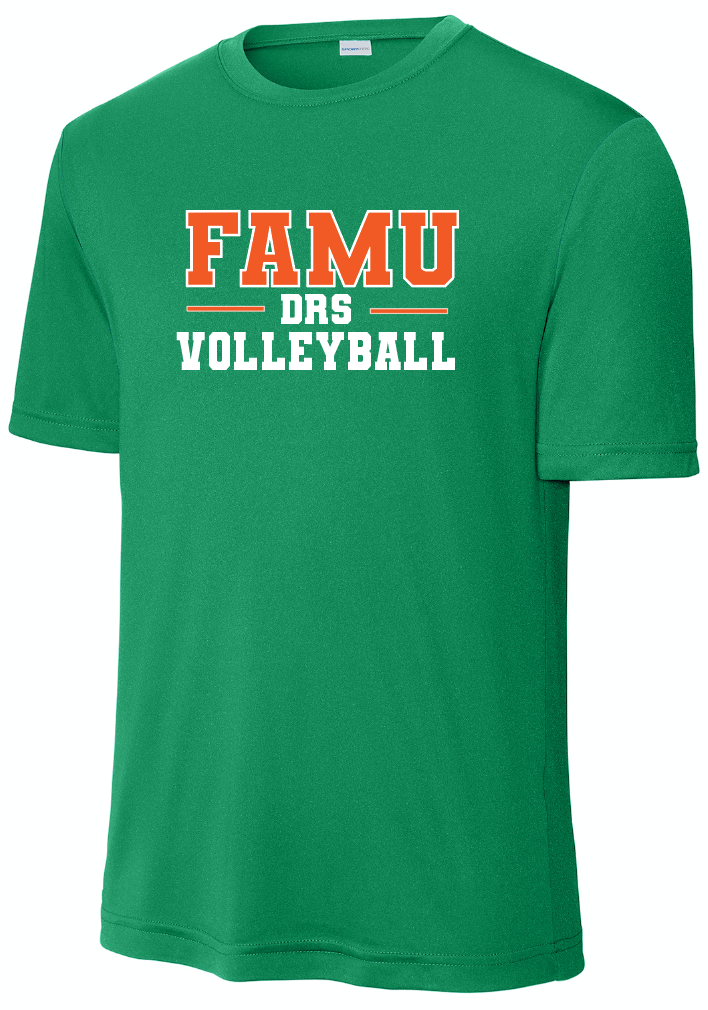 Unisex Short  Sleeve DryFit FAMU-DRS Volleyball