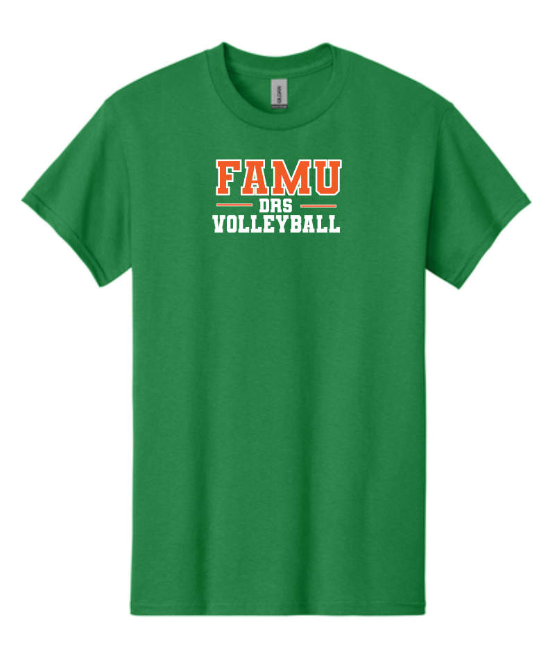 Unixes Short Sleeve Cotton FAMU-DRS Volleyball