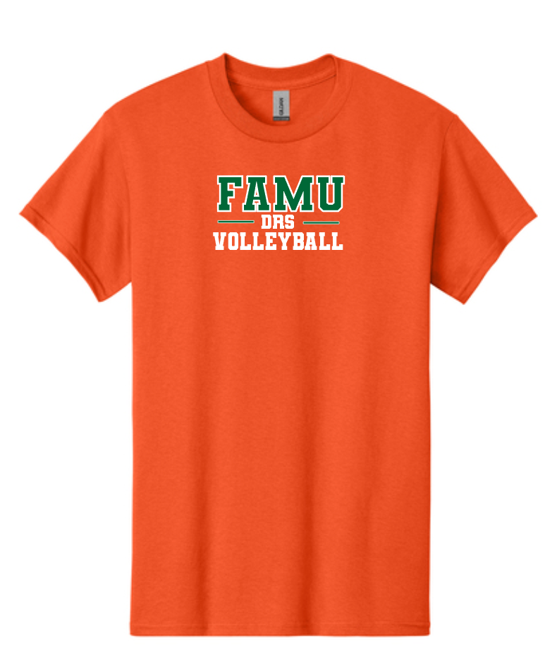 Unixes Short Sleeve Cotton FAMU-DRS Volleyball
