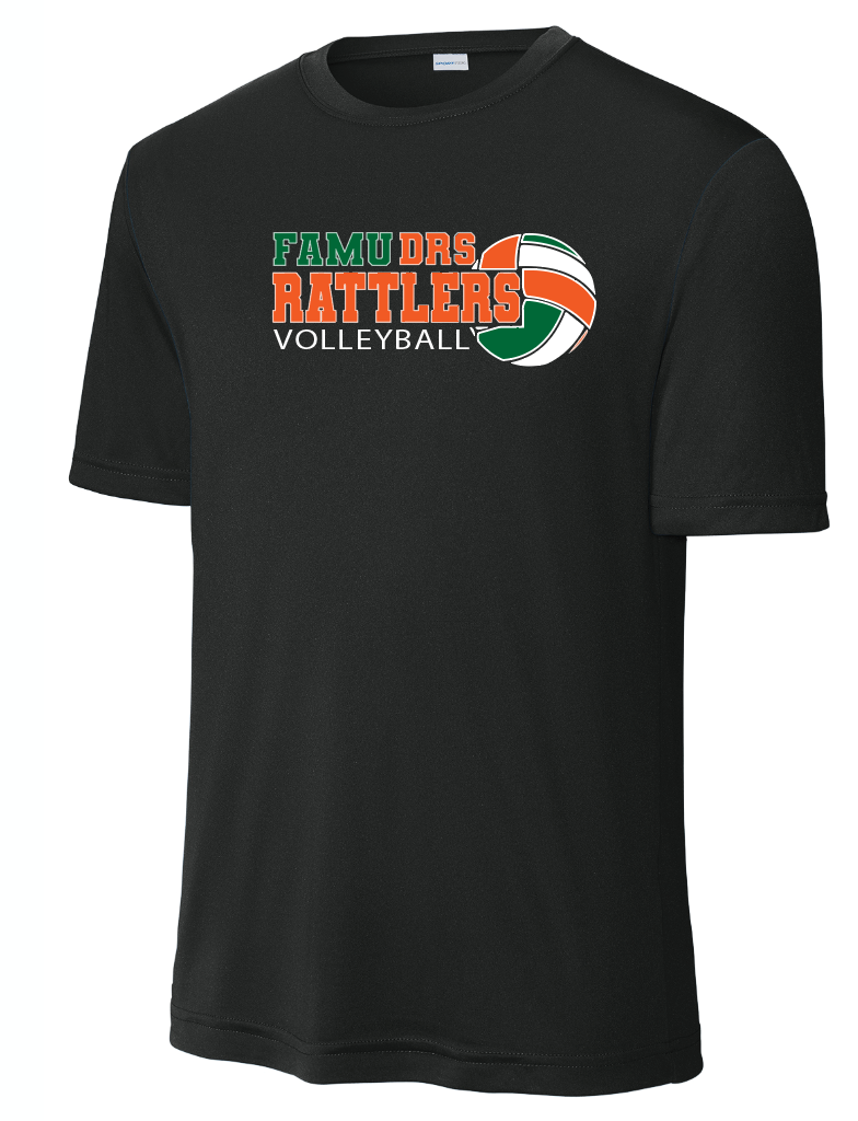 Unisex Short Sleeve DryFit FAMU-DRS Volleyball