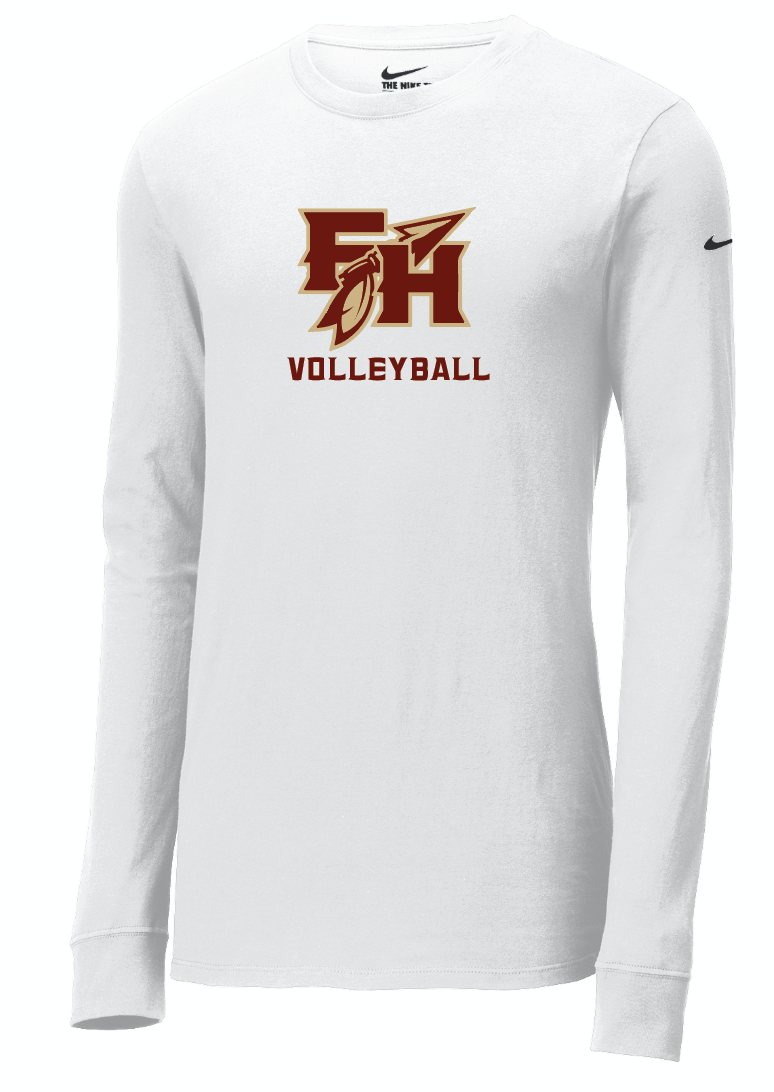 Nike Dri-FIT Cotton/Poly FH Volleyball Long Sleeve Tee