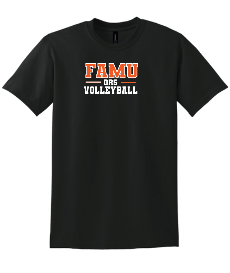 Unixes Short Sleeve Cotton FAMU-DRS Volleyball