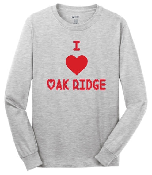 I Love Oak Ridge Long Sleeve