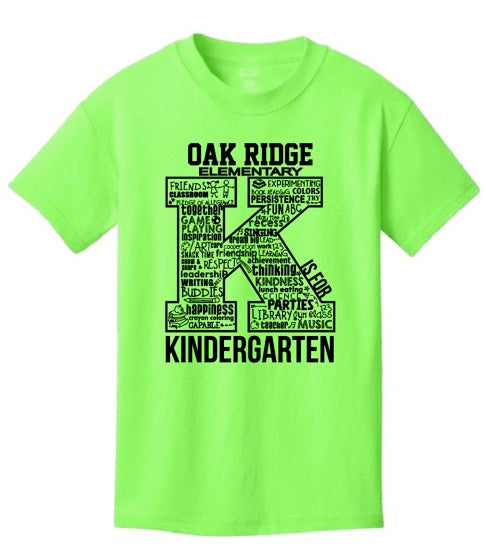 Oak Ridge Kindergarten T-Shirt