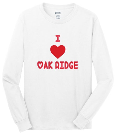 I Love Oak Ridge Long Sleeve