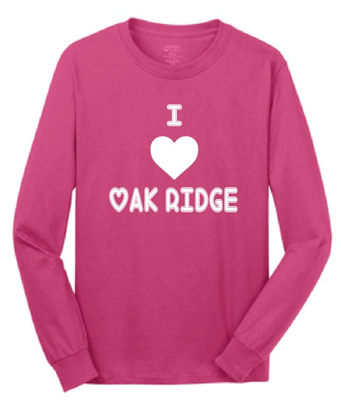 I Love Oak Ridge Long Sleeve