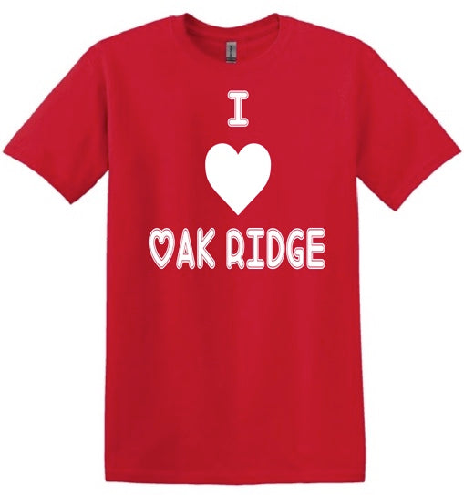 I Love Oak Ridge T-Shirt
