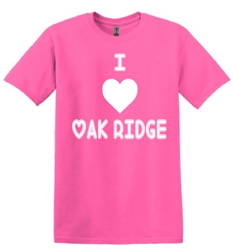 I Love Oak Ridge T-Shirt